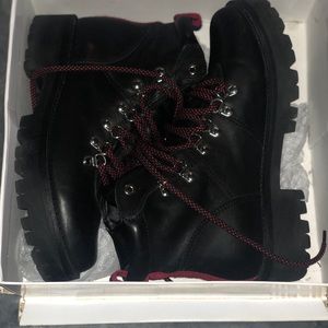Steve Madden combat boots